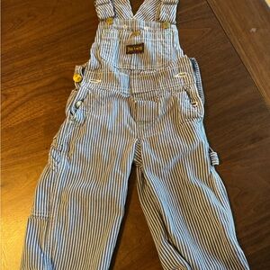 SMITH Blue Striped Kids Overalls